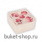 МИНИ-Коробка . Лепестки Розы. Натуральные цветы в акриле. Ручная работа. Производитель: Тайланд