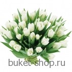 Именины. Тюльпаны. Большая охапка из 49 весенних цветов.